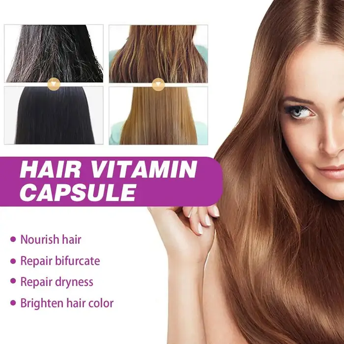 30 Capsules d'Huile Essentielle de Rose pour Cheveux