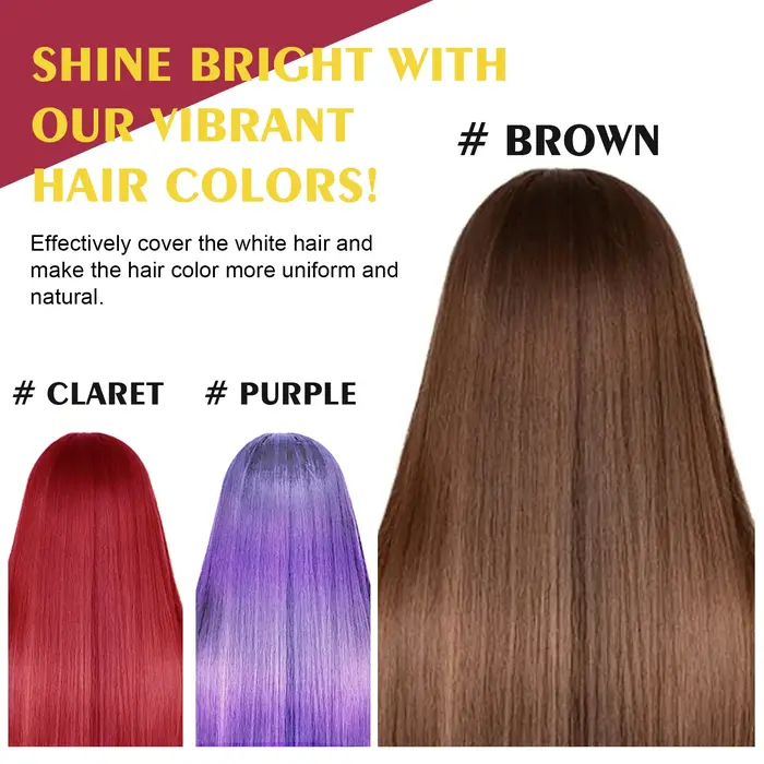 Shampoing pour teinture des cheveux 3 en 1