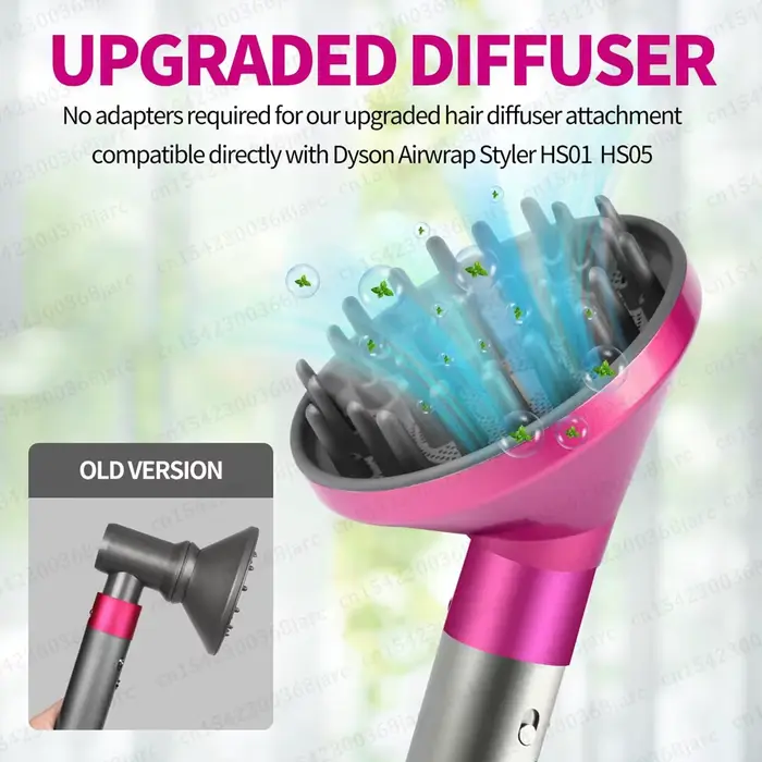 Buse de diffuseur buse de coiffure pour Dyson Airwrap HS01 HS05 SenCiciMen X9 sèche-cheveux diffuseur professionnel buse de sèche-cheveux