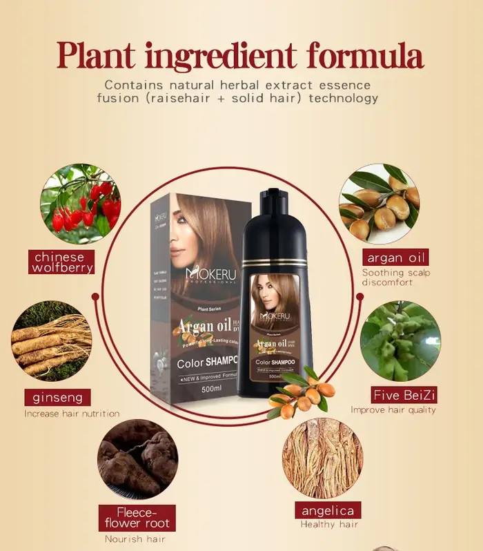 Shampoing à l'huile d'argan pour document capillaire