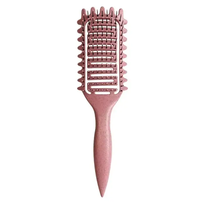 Brosse de coiffure pour cheveux bouclés et humides, brosse démêlante ajourée, peigne pour façonner l