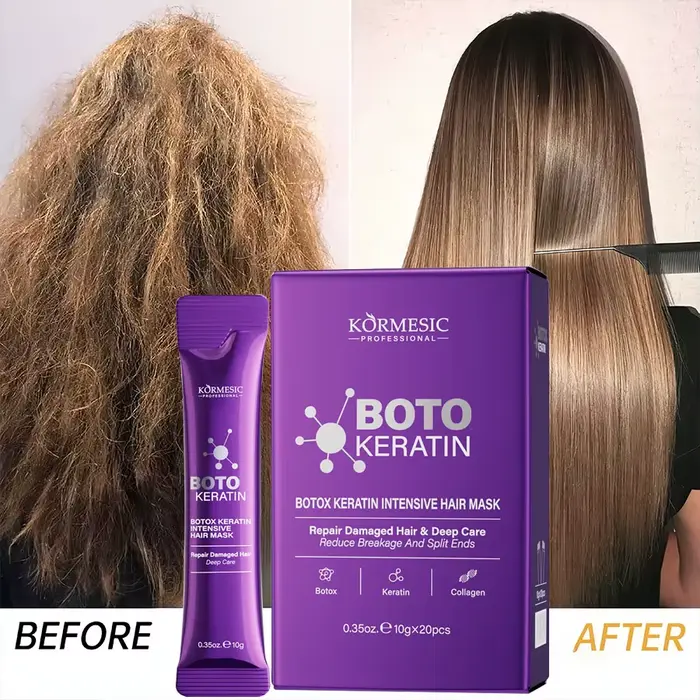 Masque capillaire à la kératine magique 5 secondes réparation dommages crépus doux lisse brillant cheveux hydrater en