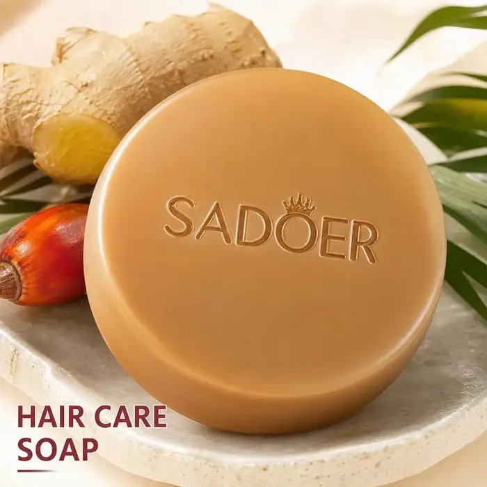 Shampoing Solide au Gingembre Naturel