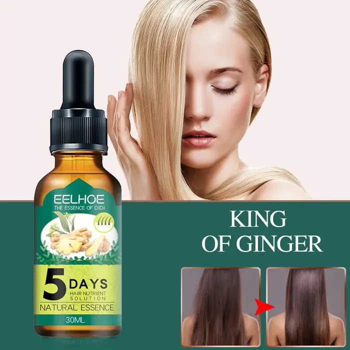 Huile essentielle de cheveux à croissance rapide et efficace