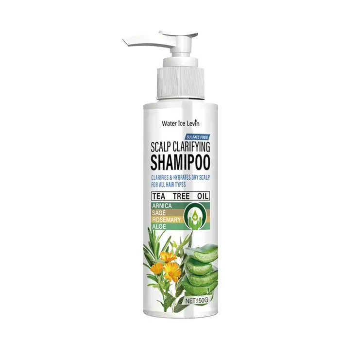 Shampoing clarifiant pour cuir chevelu sans sulfate avec arbre à thé et arnica – nettoie et hydrate 