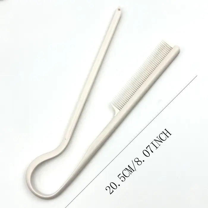 Peigne en V pour coiffure, finition des cheveux en désordre, attelle de lissage, outil de coiffure, 