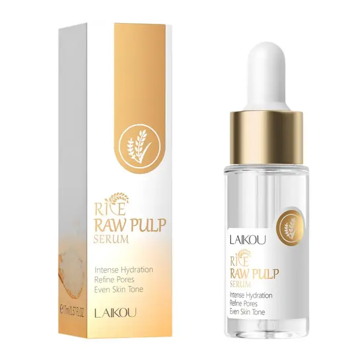 Lotion à l'essence de riz, hydratant, lissant, nourrissant, produit de soins pour la peau du visage 