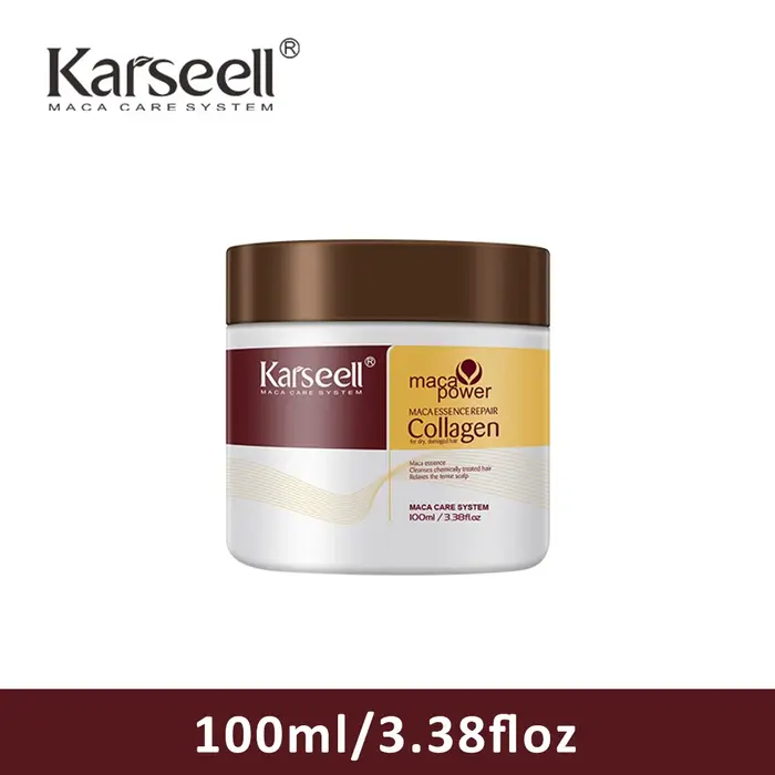 Masque dépositif de la coloration des cheveux bleu Karseell, traitement du conditionneur profondémen