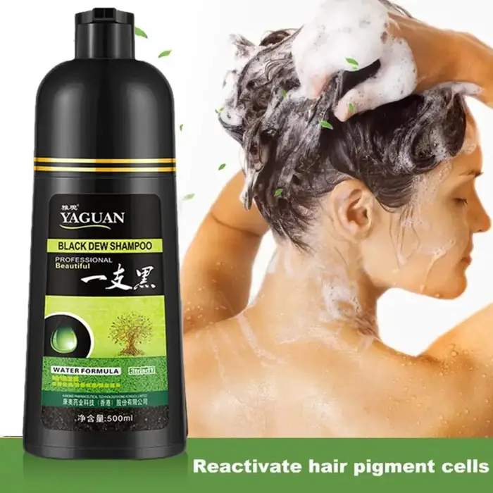 Shampoo colorant pour cheveux noirs