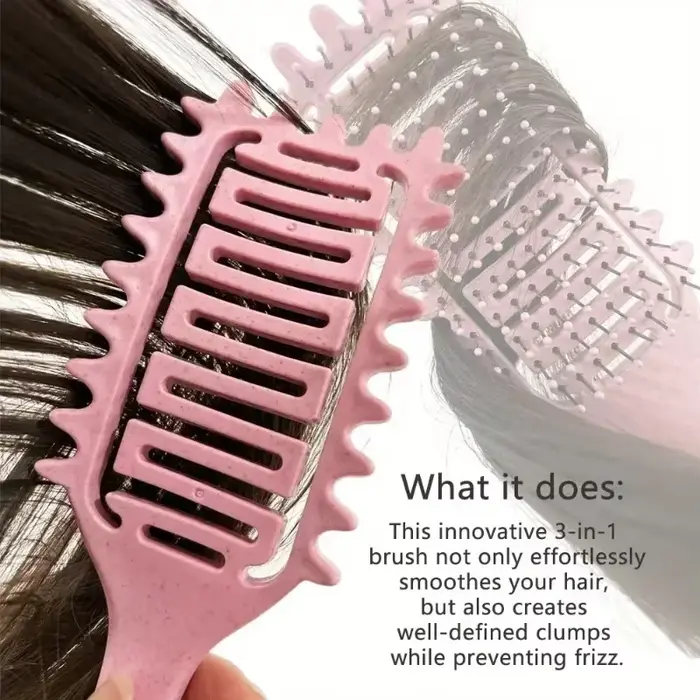 Brosse coiffante pour définir les boucles