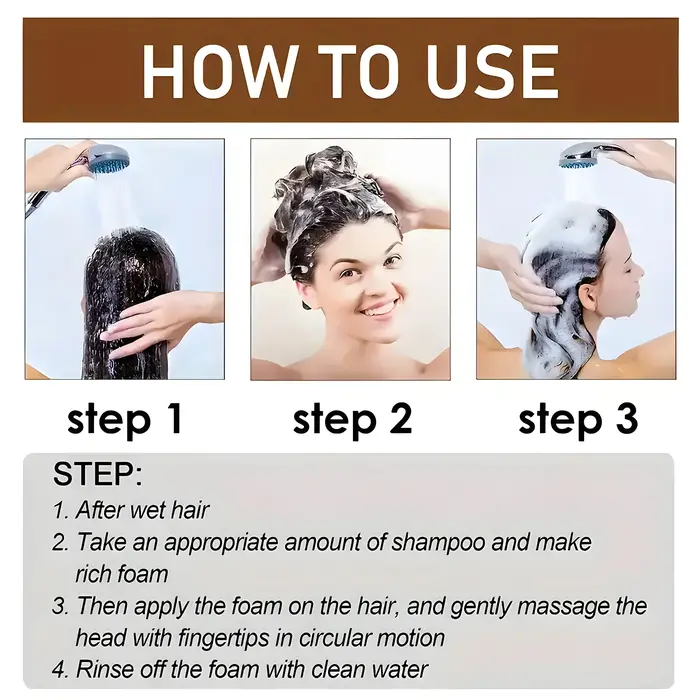 Shampoing anti-chute de cheveux pour hommes et femmes