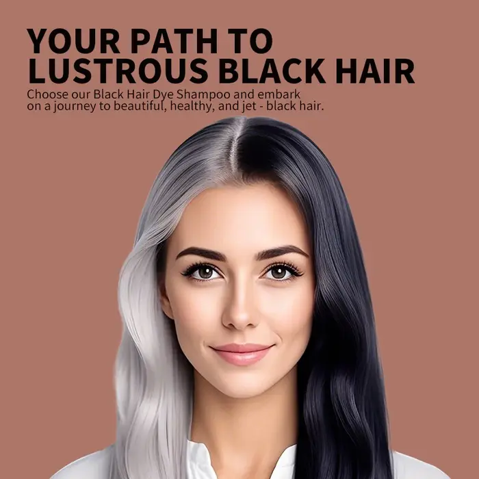 Shampoing de coloration instantanée 5 en 1