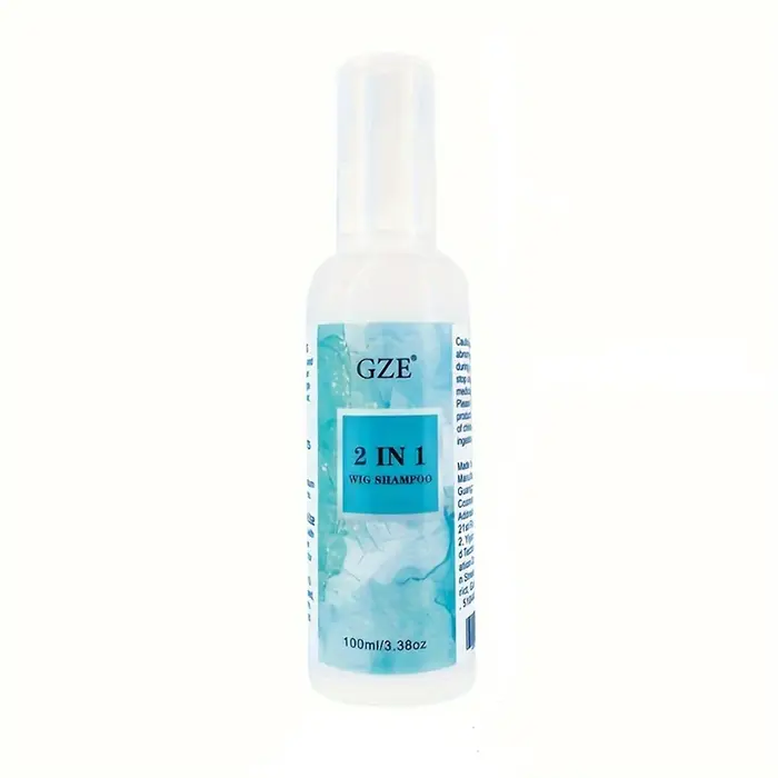 Shampoing pour perruque GZE 2 en 1 pour cheveux synthétiques