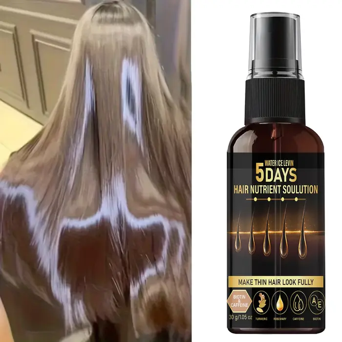 Huile Capillaire Volumisante pour Cheveux Fins – Traitement à la Biotine et à la Caféine