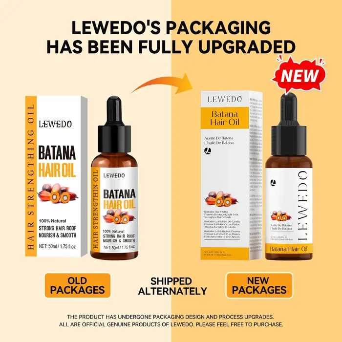 Lewedo Naturals huile de Batana croissance rapide des cheveux pour hommes femmes