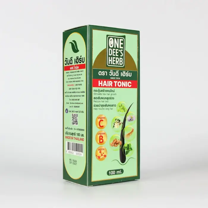 ONE DEE'S HERB HAIR-Nouveau tonic, croissance des cheveux, aide à la perte de cheveux, nourrit le cu