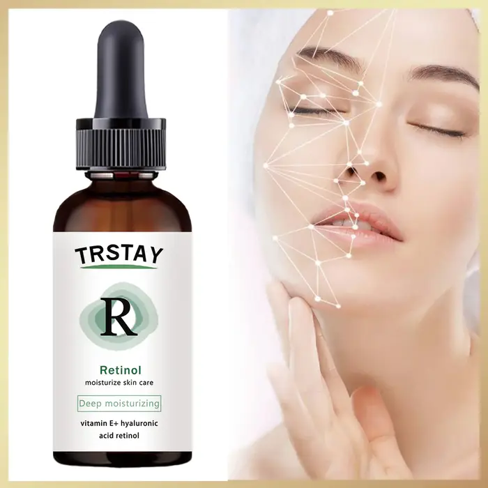 Huile essentielle de retinol au squalane 2,5%, éclaircit le teint, hydrate, éclaircit la matité et r