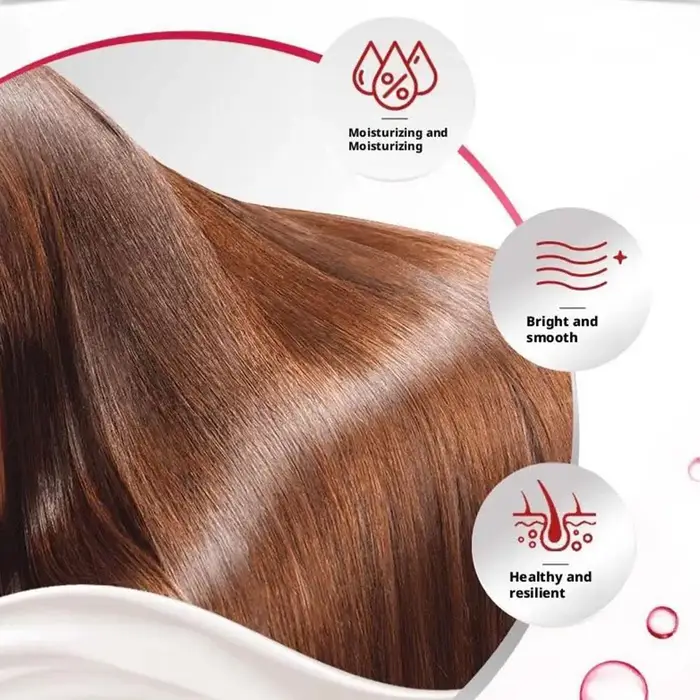 Ensemble de soins capillaires japonais pour une douceur améliorée - Masque capillaire Silver Diamond - Shampooing anti-frisottis et régulateur de sébum