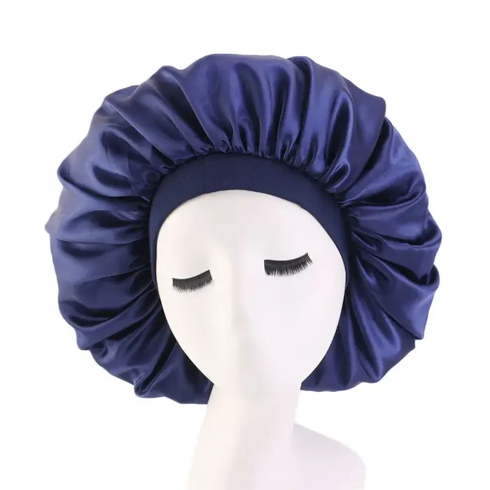 Bonnet de nuit en Satin Extra Large pour femmes