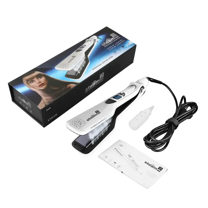 Lisseur électrique à vapeur professionnel en céramique