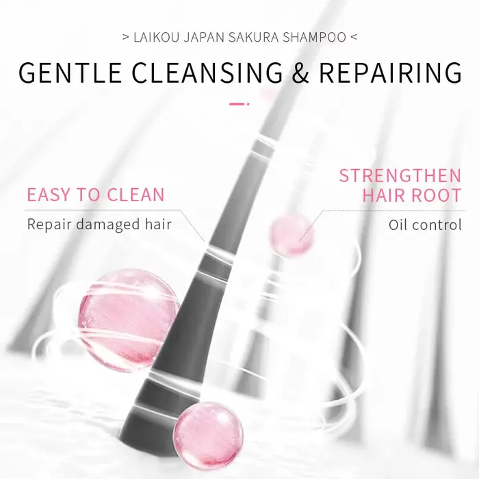 LAIKOU japon Sakura shampooing ou après-shampooing huile complexe soin des cheveux réparation