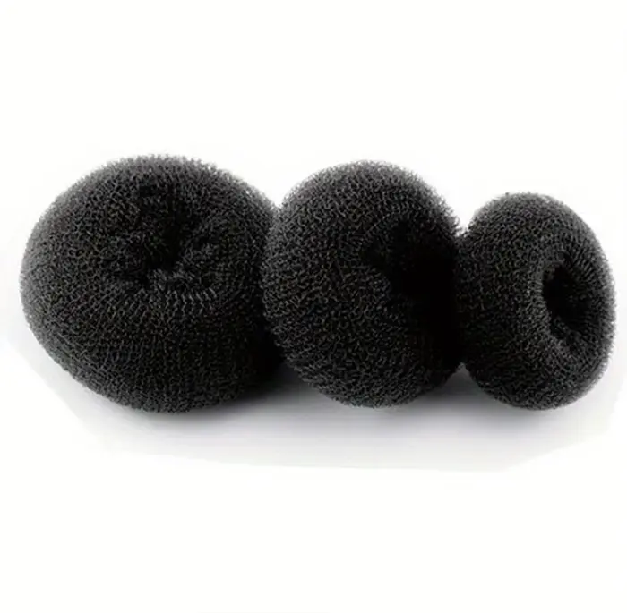 3 pièces chignon beignet mousse magique produits coiffure paresseux cheveux accessoires pour filles