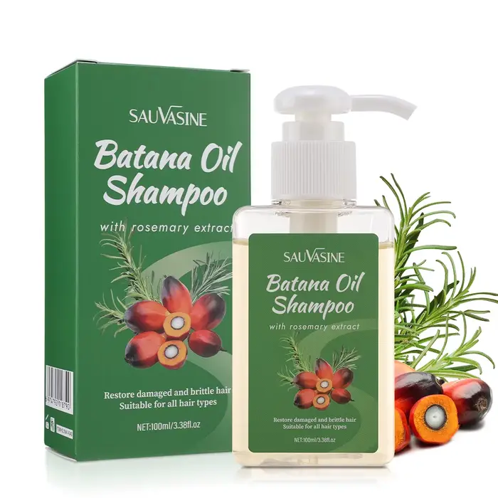 Shampoing nourrissant à l'huile de Batana pour tous les cheveux, 100ML, apaisant, pour le cuir cheve