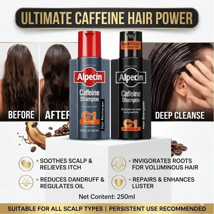 Shampooing nourrissant à la caféine de Allemagne