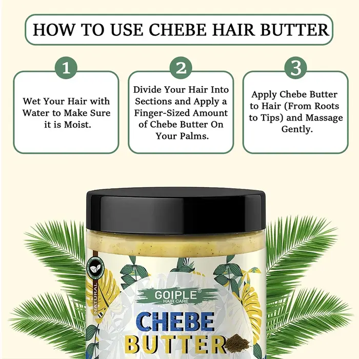 Masque capillaire au beurre de Chebe 100% naturel