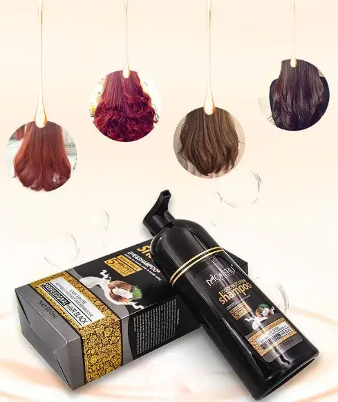 Shampoing à teinture de noix de coco