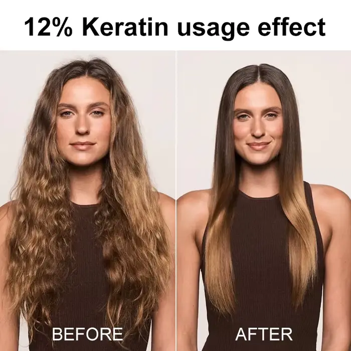 PURC 12% kératine lissante traitement des cheveux élimination des crépus kératine brésilienne pour c