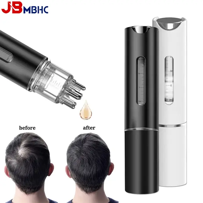 Applicateur d'huile capillaire de 15 ml pour distributeur de sérum de précision pour cheveux du cuir chevelu avec
