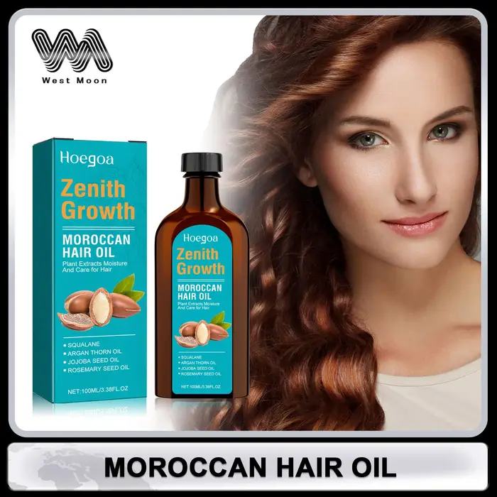 Huile essentielle marocaine anti-chute de cheveux