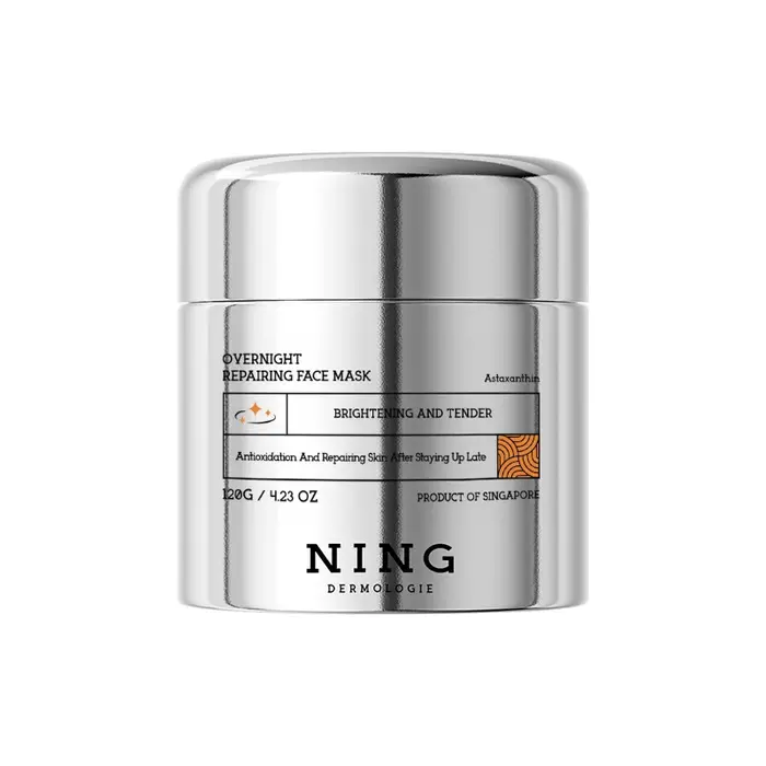 Masque de réparation de nuit NING 120G – Astaxanthine et antioxydants biologiques pour le renouvellement de la peau