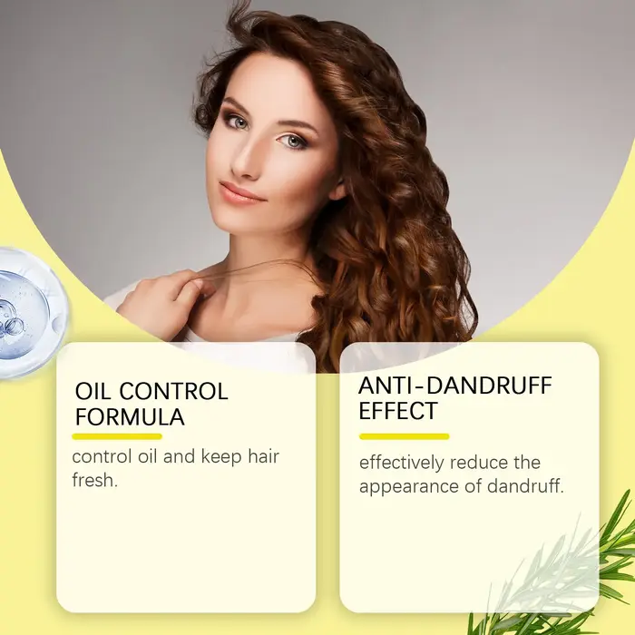 Shampoo au Soufre EELHOE Contrôle du Sébum Hydratant Nettoyage des Cheveux Prévention de la Chute