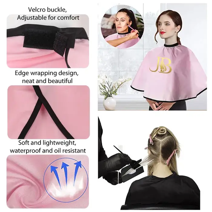 Cape de cheveux avec logo personnalisé pour garder