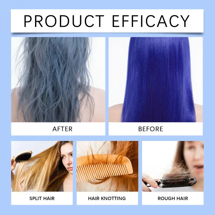 Après-shampooing stimulant la couleur rouge/bleu/marron