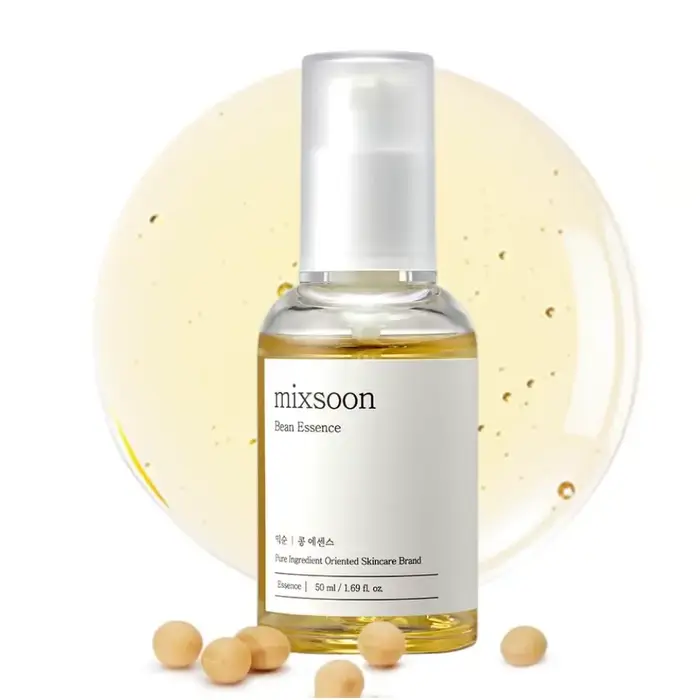 Soin coréen Mixsoon Glow Bean Essence, sérum hydratant facial exfoliant doux et longue durée, peau l