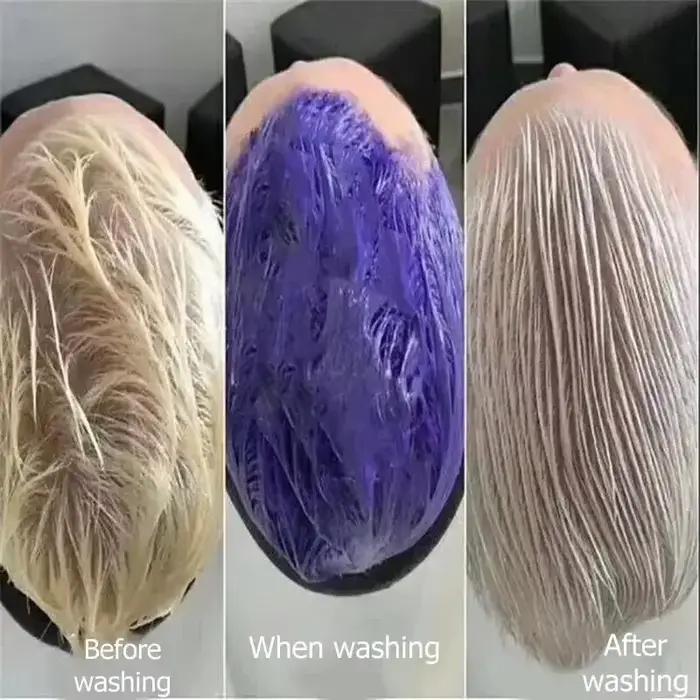 Shampoing violet fixateur de couleur