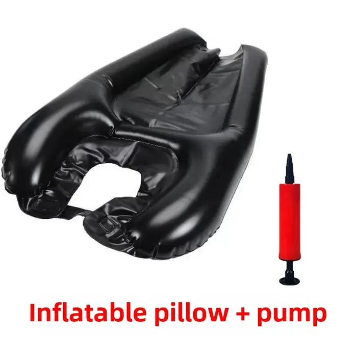 Oreiller gonflable de shampoing pour adultes et enfants