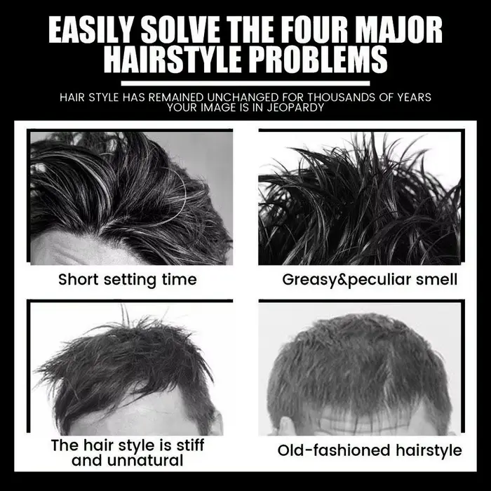 BASDE sel de mer coiffure Spray cire à cheveux pour hommes