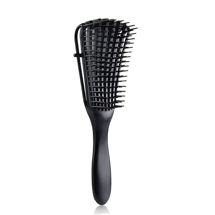 Brosse démêlante pour femmes, élimine facilement les nœuds, antistatique, brosse de massage du cuir 