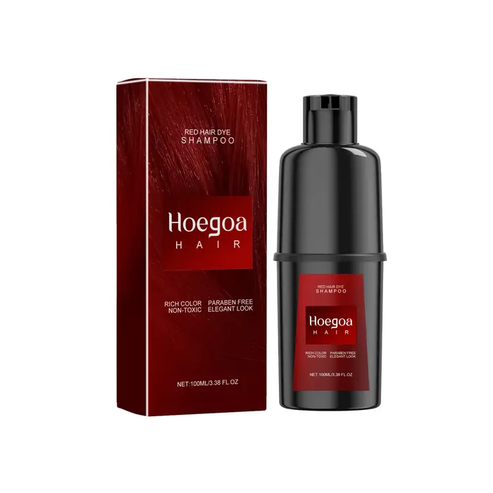 Shampoing de teinture capillaire à base de plantes, réparation nourrissante du cuir chevelu, longue 
