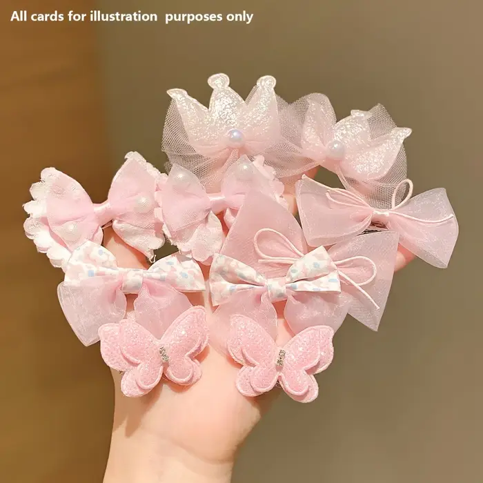 10 morceaux d'épingles à cheveux rose doux sont mignons et polyvalents