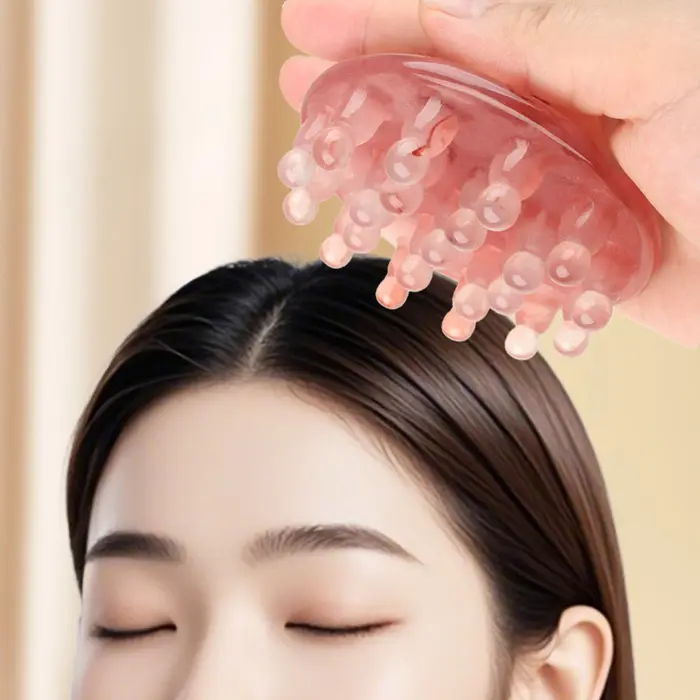 Peigne de Massage du cuir chevelu en résine
