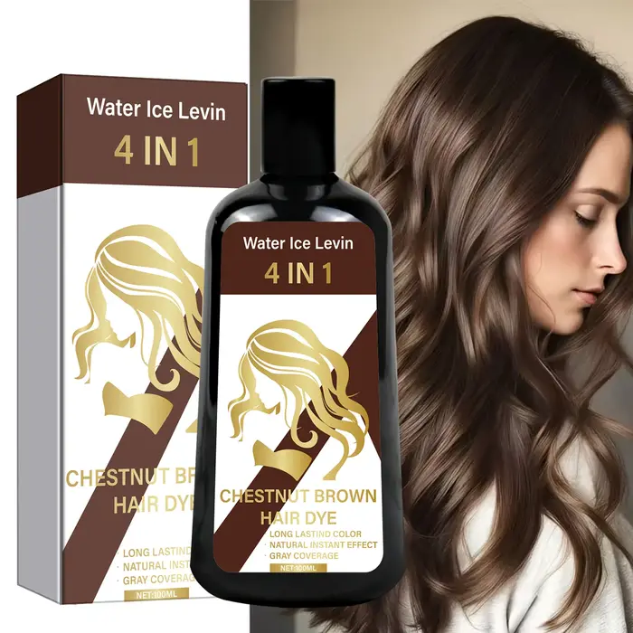 Shampoing colorant à la biotine et au gingembre