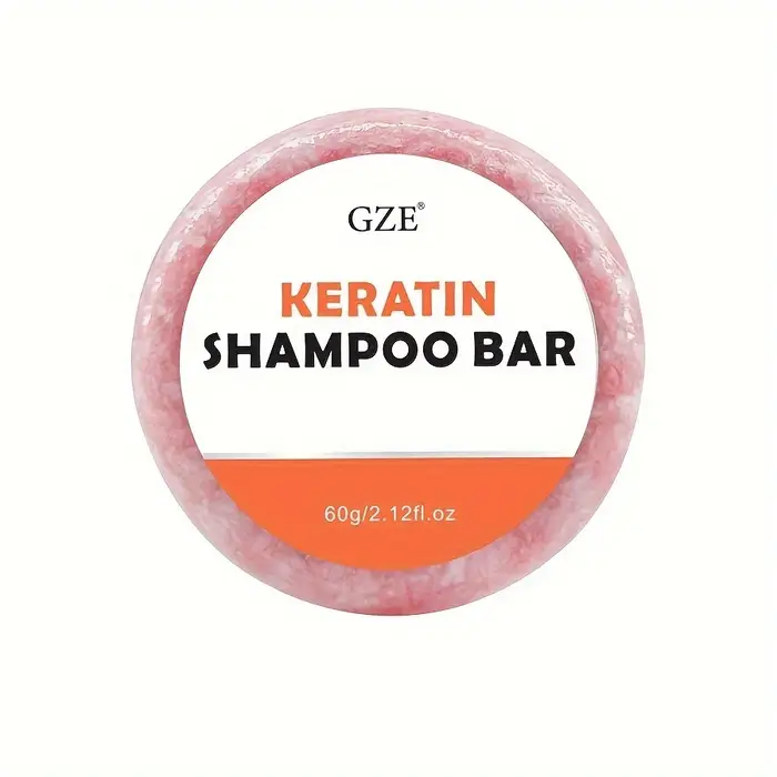 Savon en barre de shampoing à la kératine – Épaississement en salon pour cheveux secs