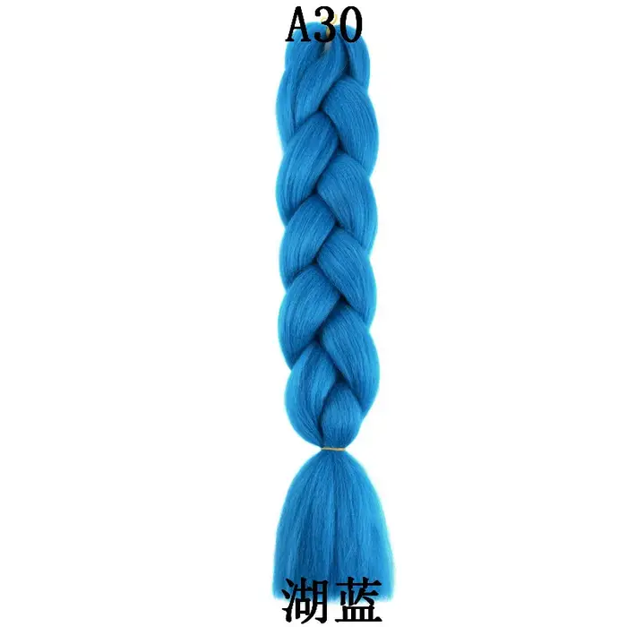 Synthétique 1 pièces 24 pouces 100g tressage cheveux boîte tresses coloré torsion