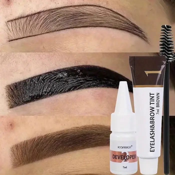 Kit de teinture des cils et des sourcils 2 en 1