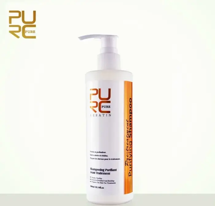 PURC traitement à la kératine shampooing revitalisant produits lissage des cheveux